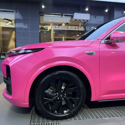   Ravoony Plus Sparkle Pink Car Vinyl Wrap 02