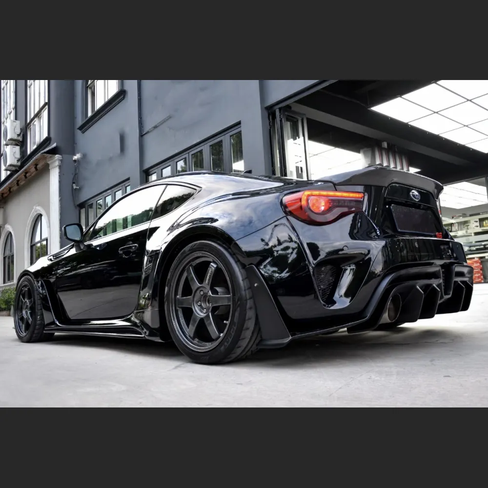  Ravoony Plus Glossy Crystal Black Car Vinyl Wrap Subaru Brz Wrap