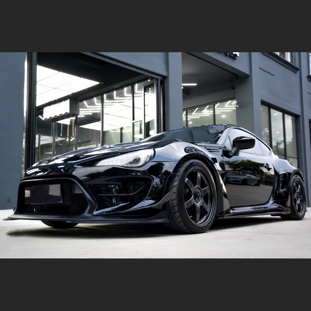  Ravoony Plus Glossy Crystal Black Car Vinyl Wrap Subaru Brz Wrap