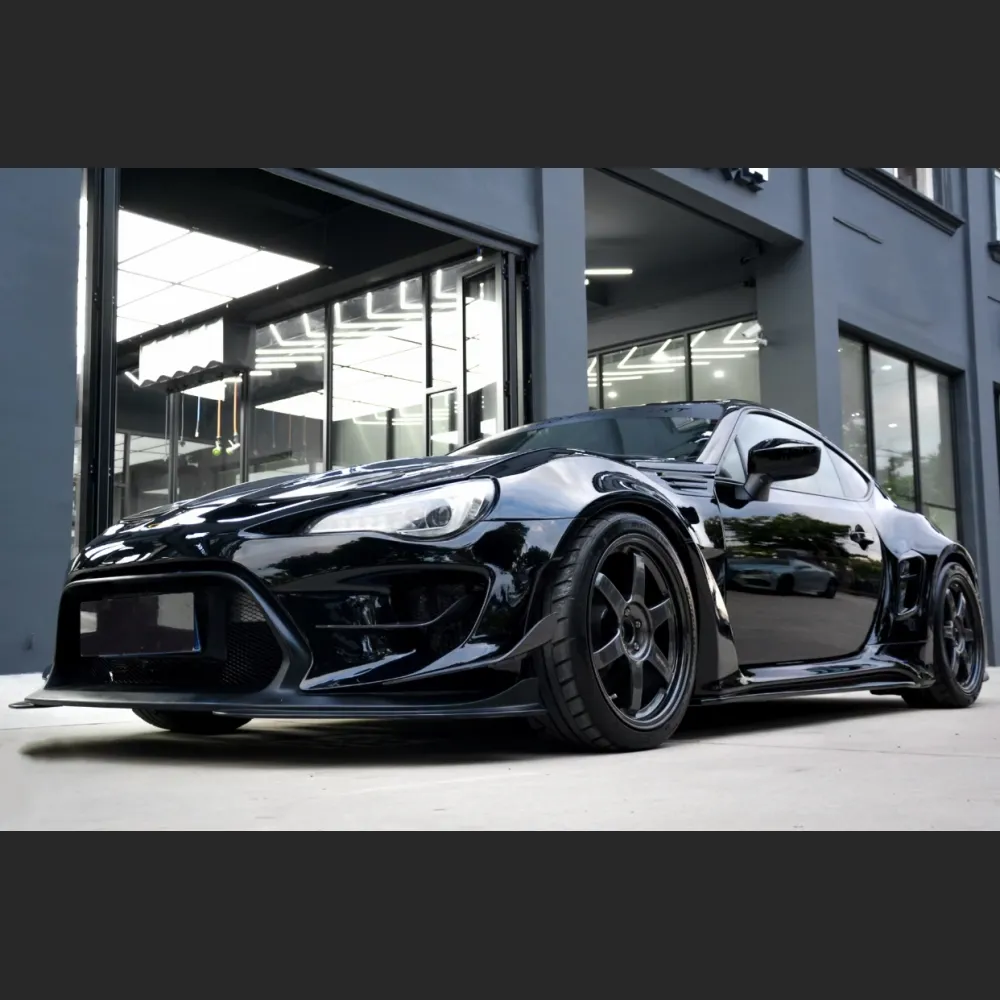  Ravoony Plus Glossy Crystal Black Car Vinyl Wrap Subaru Brz Wrap