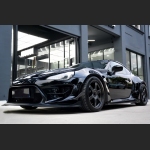  Ravoony Plus Glossy Crystal Black Car Vinyl Wrap Subaru Brz Wrap