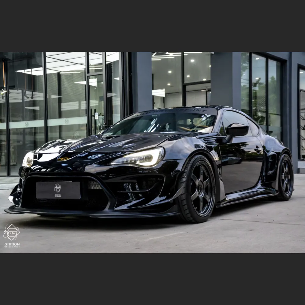  Ravoony Plus Glossy Crystal Black Car Vinyl Wrap Subaru Brz Wrap