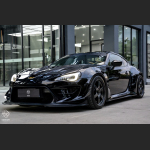  Ravoony Plus Glossy Crystal Black Car Vinyl Wrap Subaru Brz Wrap