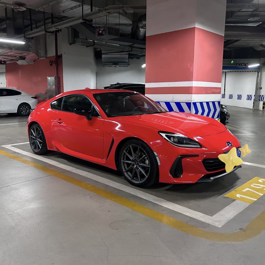 Ravoony Plus PET Glossy Crystal Ferrari Red Vinyl Car Wrap Subaru Wrap