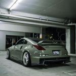 Ravoony Plus Gloss Khaki Green Car Vinyl Wrap Nissan 350Z Wrap