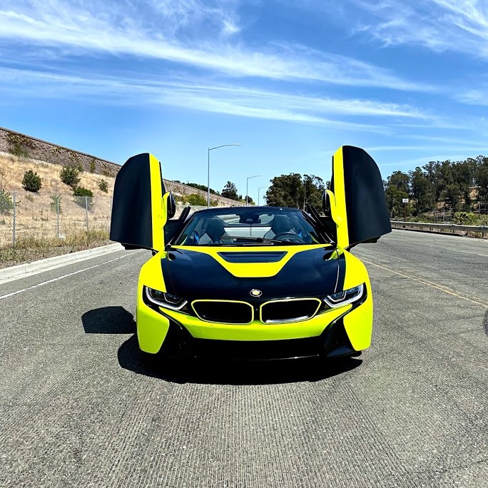 Ravoony Plus Ultimate Flat Fluorescence Yellow Car Vinyl Wrap