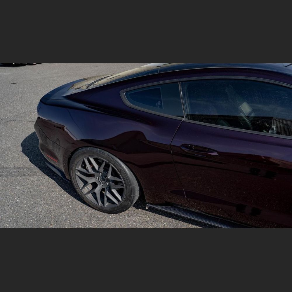 Ravoony Plus Gloss Black Rose Vinyl Wrap Mustang Vinyl Wrap