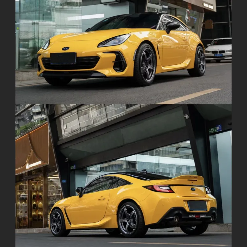 Ravoony Plus Sunflower Yellow Vinyl Wrap Subaru Brz Wrap