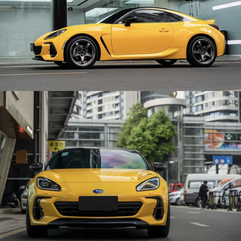 Ravoony Plus Sunflower Yellow Vinyl Wrap Subaru Brz Wrap