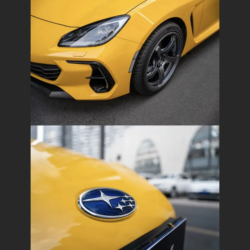 Ravoony Plus Sunflower Yellow Vinyl Wrap Subaru Brz Wrap