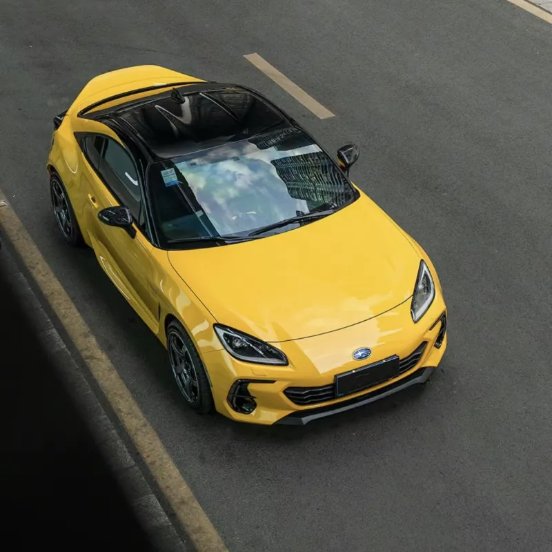 Ravoony Plus Sunflower Yellow Vinyl Wrap Subaru Brz Wrap