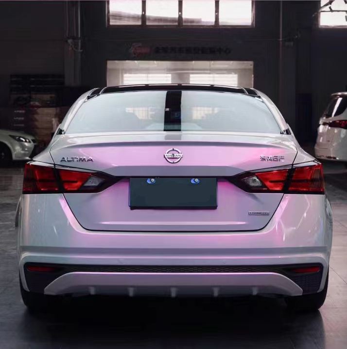 Ravoony Plus Twin Candy Grey Red Color Fliper Car Wrap Nissan Altima Wrap