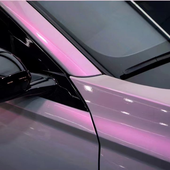 Ravoony Plus Twin Candy Grey Red Color Fliper Car Wrap Nissan Altima Wrap