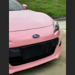 Ravoony Plus Glossy Crystal Peach Pink Car Vinyl Wrap Subaru Brz Wrap