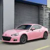 Ravoony Glossy Crystal Peach Pink Car Vinyl Wrap Subaru Brz Wrap