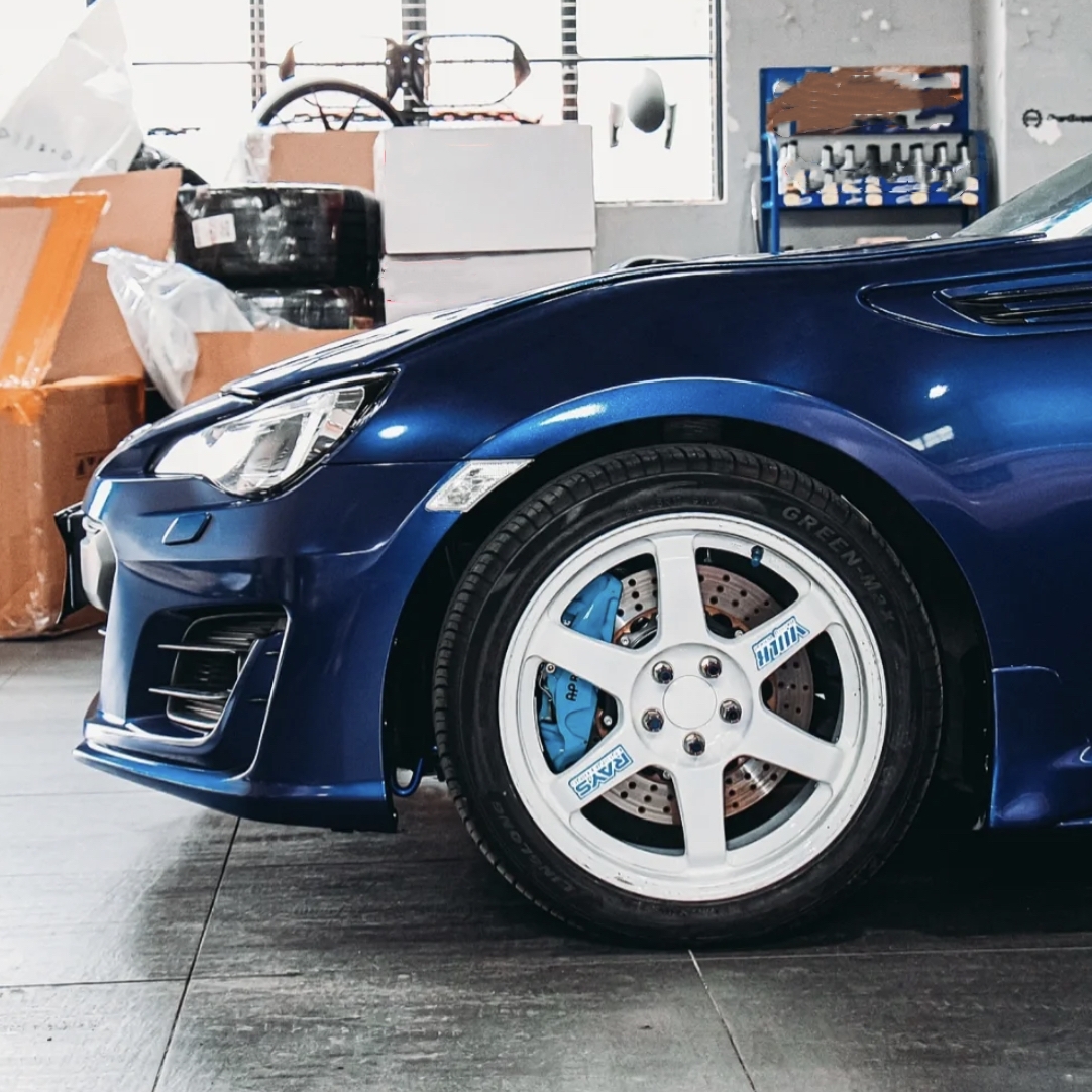 Ravoony Plus PET Shadow Blue Car Vinyl Wrap Subaru Brz Wrap