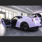 Ravoony Plus Glossy Violet Star Car Wrap Nissan GTR Wrap
