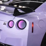 Ravoony Plus Glossy Violet Star Car Wrap Nissan GTR Wrap