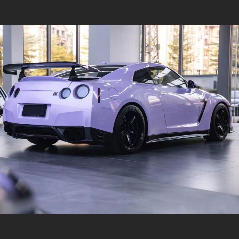 Ravoony Plus Glossy Violet Star Car Wrap Nissan GTR Wrap