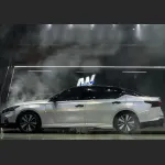 Ravoony Plus Glossy Laser White Car Vinyl Wrap Nissan Altima Wrap