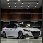Ravoony Plus Glossy Laser White Car Vinyl Wrap Nissan Altima Wrap