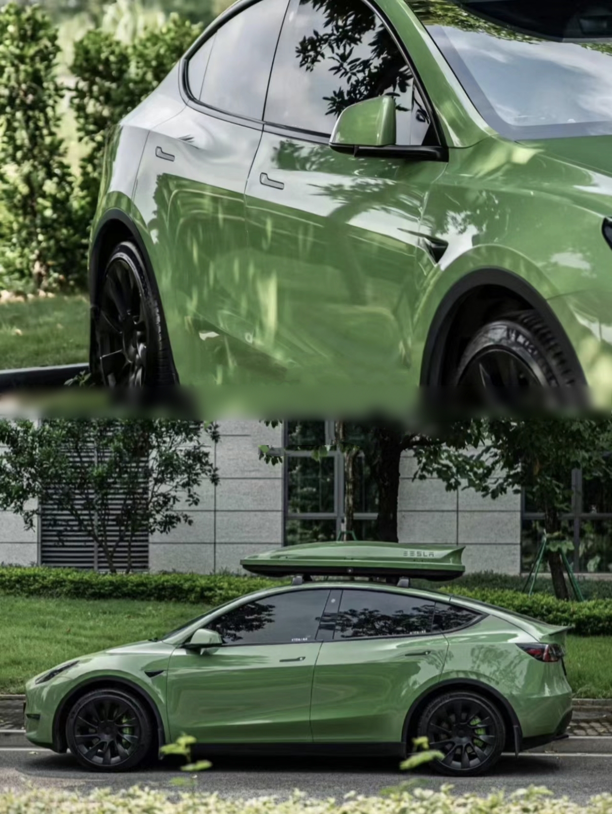  Ravoony Plus Porsche Gloss Olive Green Vinyl Car Wrap Subaru Wrap