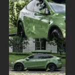  Ravoony Plus Porsche Gloss Olive Green Vinyl Car Wrap Subaru Wrap