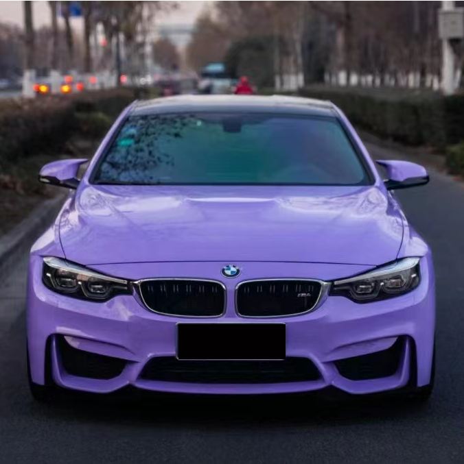 Ravoony Plus Glossy Lavender Purple Car Wrap BMW M4 Wrap