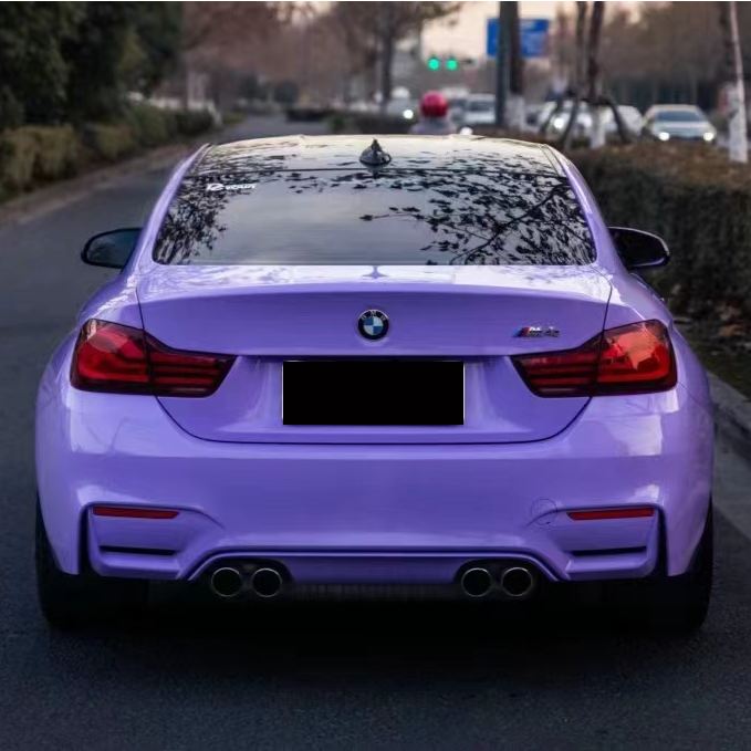 Ravoony Plus Glossy Lavender Purple Car Wrap BMW M4 Wrap