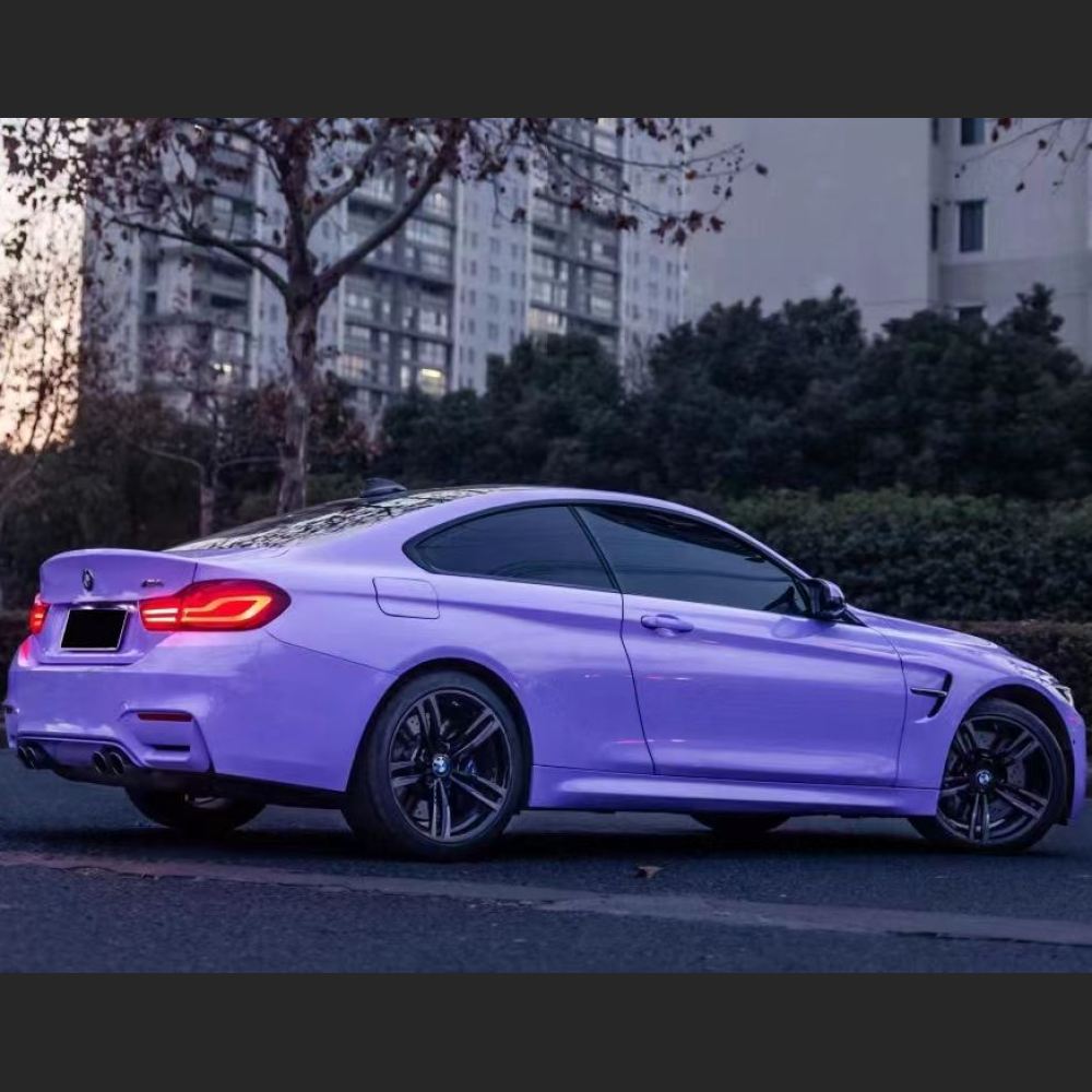 Ravoony Plus Glossy Lavender Purple Car Wrap BMW M4 Wrap