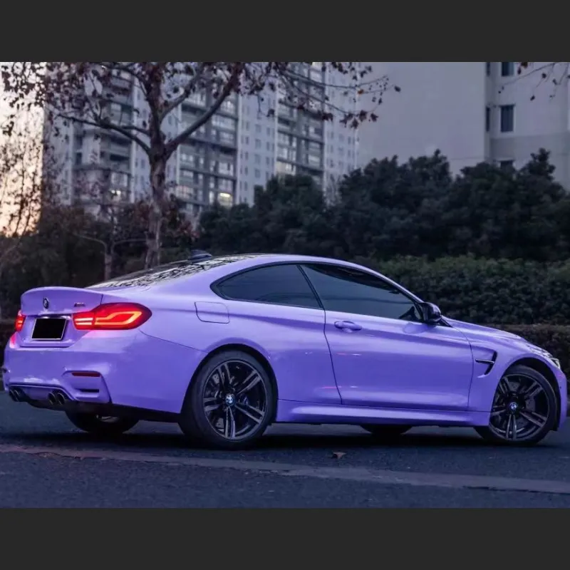 Ravoony Plus Glossy Lavender Purple Car Wrap BMW M4 Wrap