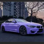 Ravoony Plus Glossy Lavender Purple Car Wrap BMW M4 Wrap