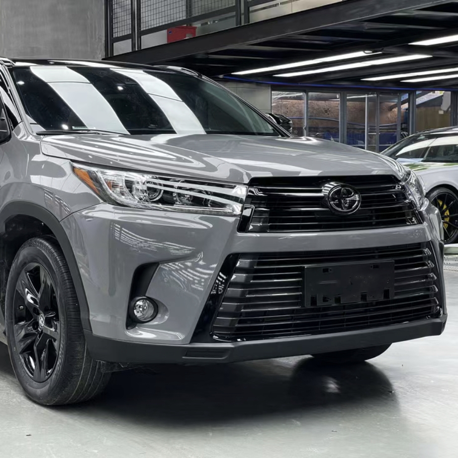 Ravoony Plus Light Nardo Grey Wrap Toyota Highlander Vinyl Wrap