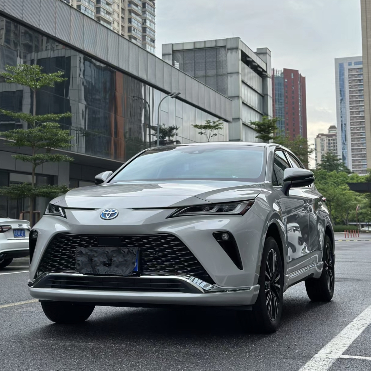 Ravoony Plus PET Porsche Grey Car Vinyl Wrap Toyota Wrap