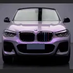 Ravoony Plus Twin Candy Grey Purple Color Fliper Car Wrap BMW X4 Wrap