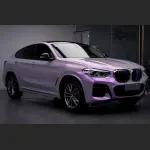 Ravoony Plus Twin Candy Grey Purple Color Fliper Car Wrap BMW X4 Wrap