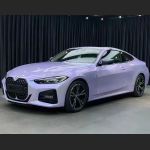 Ravoony Plus Twin Silver Purple Car Vinyl Wrap BMW 4 Series Wrap