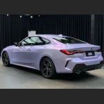 Ravoony Plus Twin Silver Purple Car Vinyl Wrap BMW 4 Series Wrap