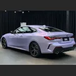 Ravoony Plus Twin Silver Purple Car Vinyl Wrap BMW 4 Series Wrap