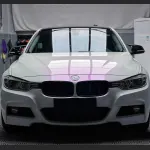 Ravoony Plus Glossy White to Purple Vinyl Car Wrap  BMW 3 Series Wrap