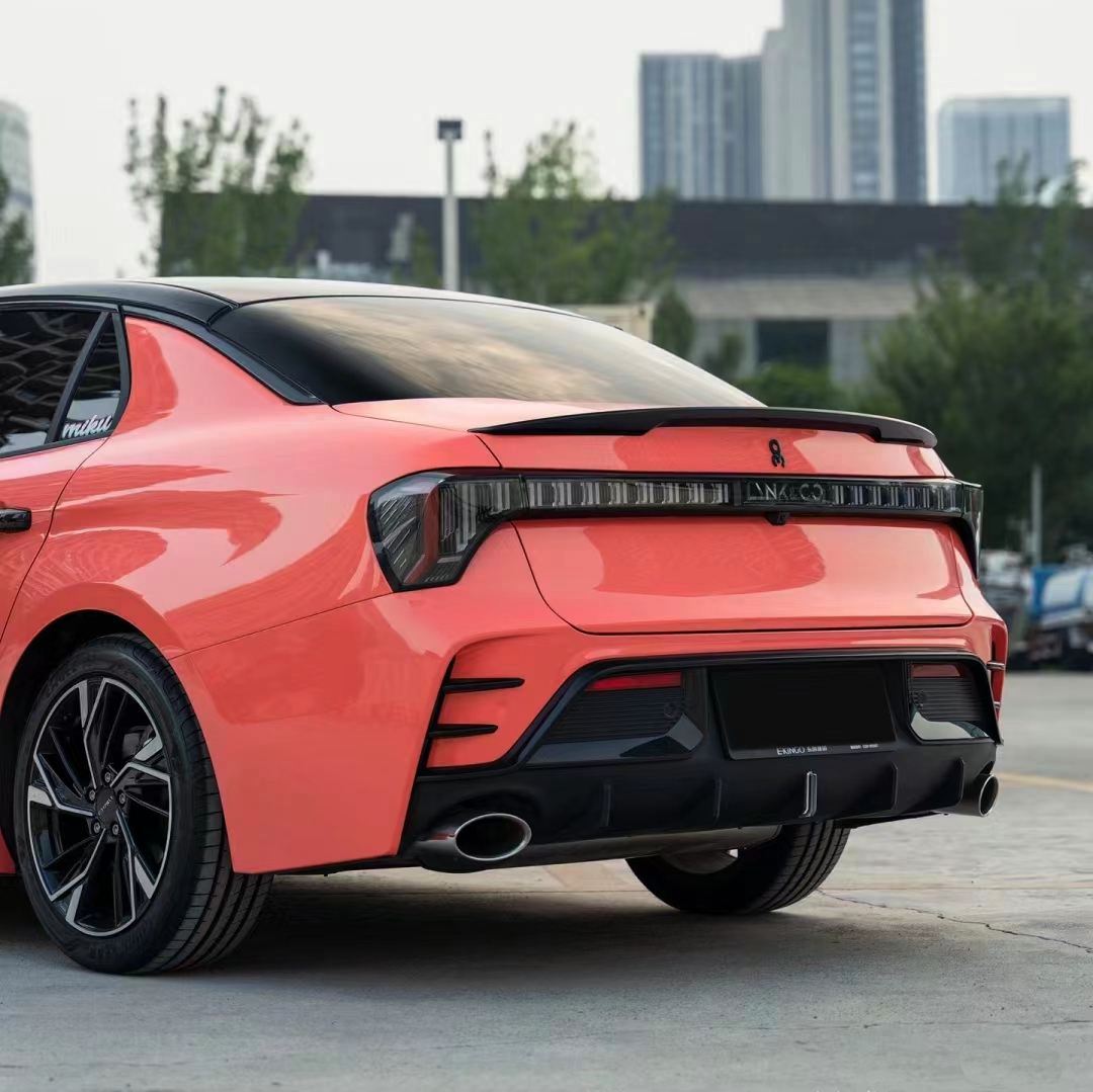 Ravoony Plus PET Glossy Coral Orange Vinyl Wrap