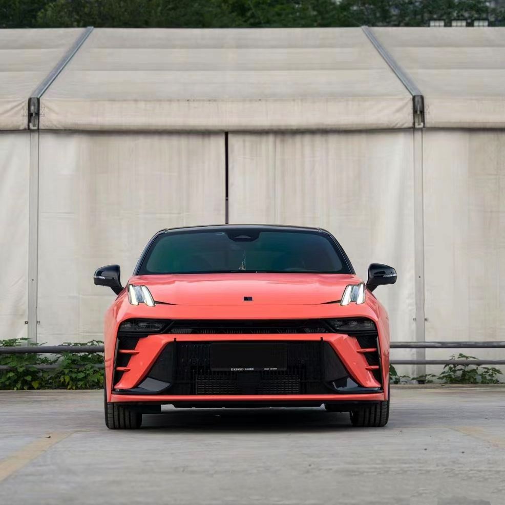 Ravoony Plus PET Glossy Coral Orange Vinyl Wrap