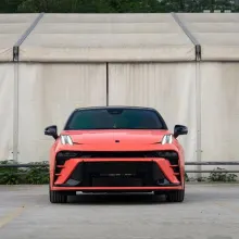 Glossy Coral Orange Vinyl Wrap