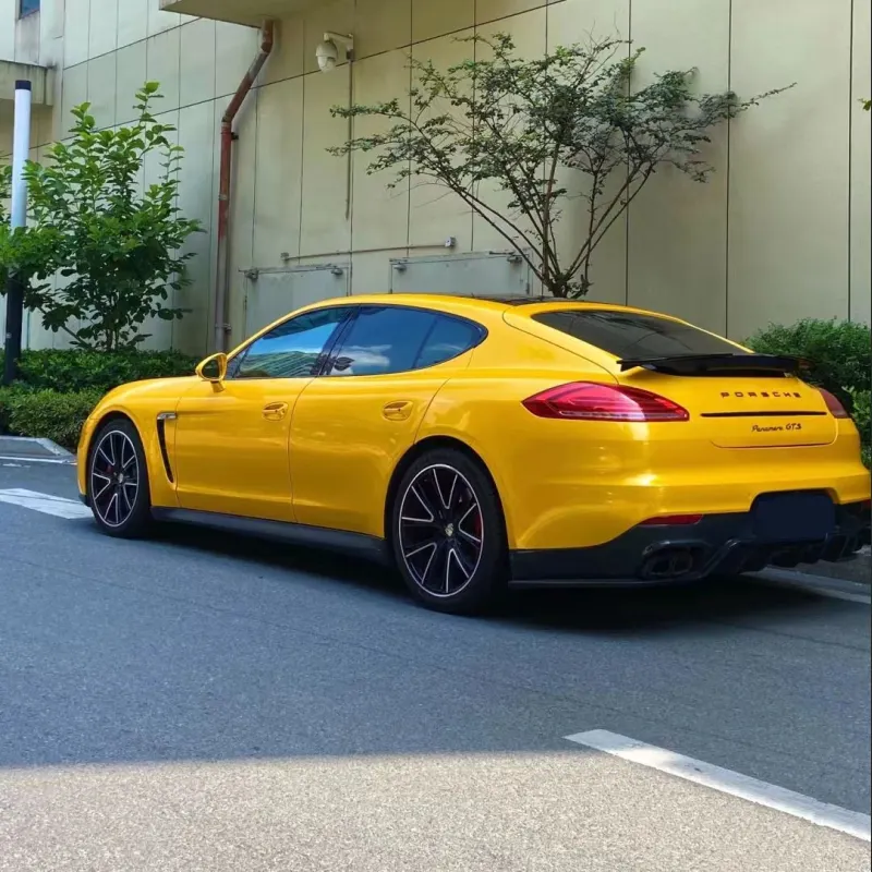  Ravoony Glossy Metallic Yellow Car Wrap