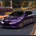 Ravoony Plus Audi Gloss Velvet Purple Car Vinyl Wrap BMW 5 Series Wrap