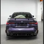 Ravoony Plus Bentley Gloss Grey Violet Car Vinyl Wrap BMW M4 Wrap