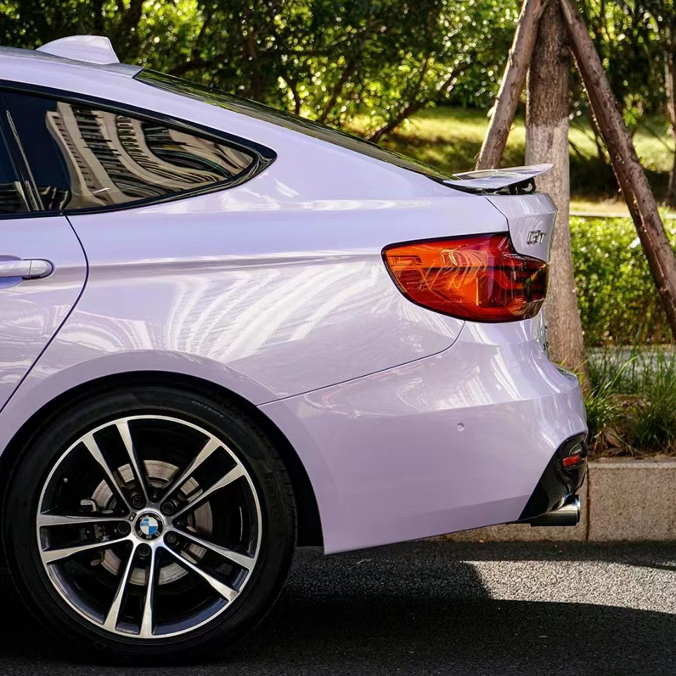 Ravoony Plus Glossy Violet Star Car Wrap BMW 330i Wrap