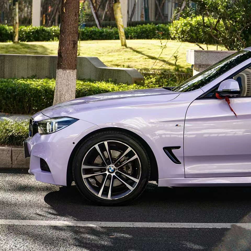 Ravoony Plus Glossy Violet Star Car Wrap BMW 330i Wrap