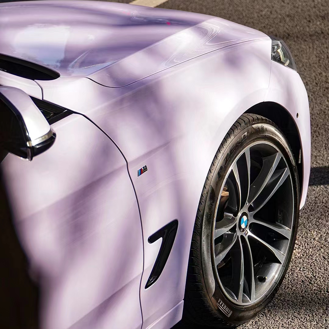 Ravoony Plus Glossy Violet Star Car Wrap BMW 330i Wrap