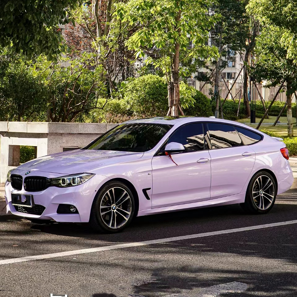 Ravoony Plus Glossy Violet Star Car Wrap BMW 330i Wrap